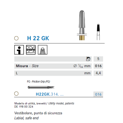Freza ortodontie/ turbina...